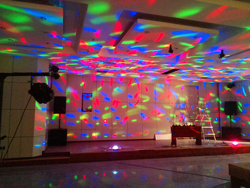 多功能厅音响灯光工程现场&mdash;&mdash;创联盛世音响负责设计安装调试