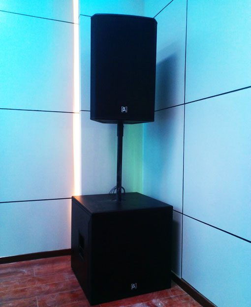 多功能厅音响灯光工程现场&mdash;&mdash;创联盛世音响负责设计安装调试