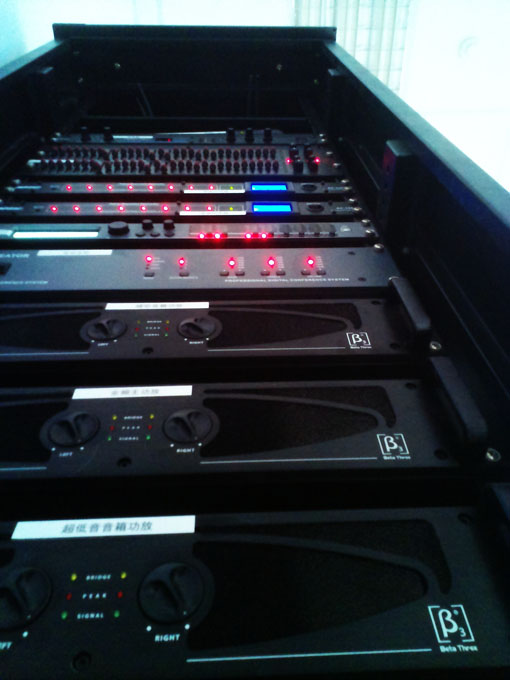 多功能厅音响灯光工程现场&mdash;&mdash;贝塔斯瑞（Beta Three）专业音响系统