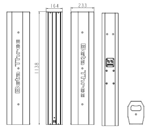 贝塔斯瑞音响(β3音响,betathree音响)系统FX系列——FX4.8 内置3分频4英寸全频柱体阵列扬声器系统 