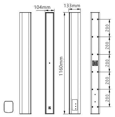 贝塔斯瑞音响(β3音响,betathree音响)T会议系列——MS16 16单元柱体全频扬声器